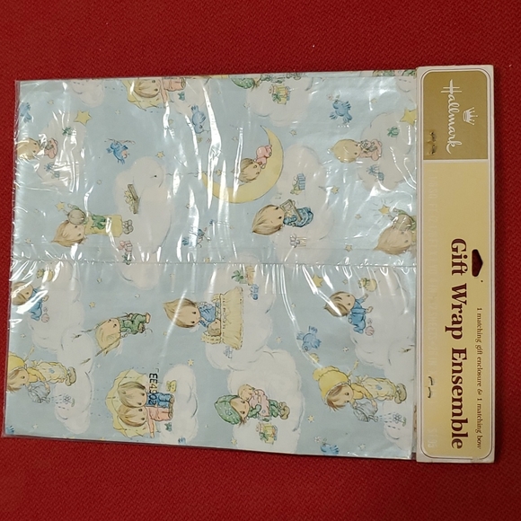 Betsey Clark HALLMARK Baby Shower gift wrap VINTAGE 70s NIP Collectible - Picture 7 of 10